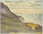 Port-en-Bessin, the Semaphore and Cliffs 1888